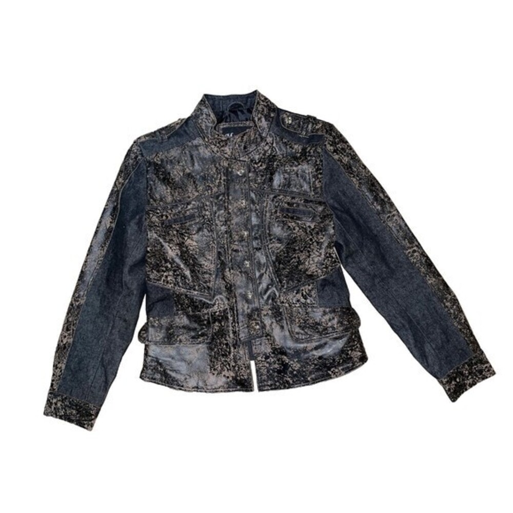 Women’s Black Distressed Leather Jacket
